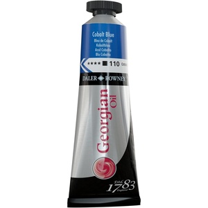 image:imageDaler Rowney Georgian Oil Paint Cobalt Blue 38ml Tube  Art Paints for Canvas Paper and More  Oil Painting Supplies for Artists and Students  Artist Oil Paint for Any Skill Set