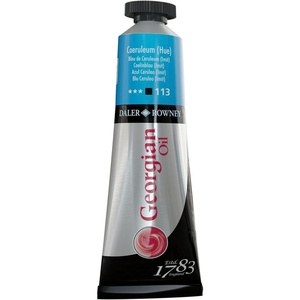 image:imageDaler Rowney Georgian Oil Paint Coeruleum Hue 38ml Tube  Art Paints for Canvas Paper and More  Oil Painting Supplies for Artists and Students  Artist Oil Paint for Any Skill Set