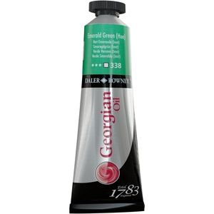 image:imageDaler Rowney Georgian Oil Paint Emerald Green Hue 38ml Tube  Art Paints for Canvas Paper and More  Oil Painting Supplies for Artists and Students  Artist Oil Paint for Any Skill Set