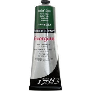 image:imageDaler Rowney Georgian Oil Paint Hookers Green 225ml Tube  Art Paints for Canvas Paper and More  Oil Painting Supplies for Artists and Students  Artist Oil Paint for Any Skill Set