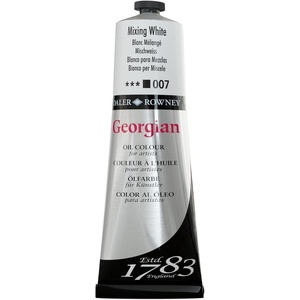 image:imageDaler Rowney Georgian Oil Paint Mixing White 225ml Tube  Art Paints for Canvas Paper and More  Oil Painting Supplies for Artists and Students  Artist Oil Paint for Any Skill Set