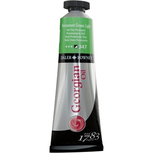 image:imageDaler Rowney Georgian Oil Paint Permanent Green Light 38ml Tube  Art Paints for Canvas Paper and More  Oil Painting Supplies for Artists and Students  Artist Oil Paint for Any Skill Set