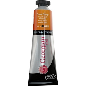 image:imageDaler Rowney Georgian Oil Paint Pyrrole Orange 38ml Tube  Art Paints for Canvas Paper and More  Oil Painting Supplies for Artists and Students  Artist Oil Paint for Any Skill Set