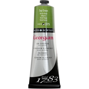image:imageDaler Rowney Georgian Oil Paint Sap Green 225ml Tube  Art Paints for Canvas Paper and More  Oil Painting Supplies for Artists and Students  Artist Oil Paint for Any Skill Set