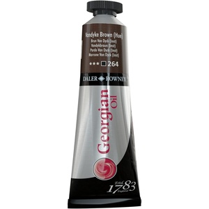 image:imageDaler Rowney Georgian Oil Paint Vandyke Brown Hue 38ml Tube  Art Paints for Canvas Paper and More  Oil Painting Supplies for Artists and Students  Artist Oil Paint for Any Skill Set
