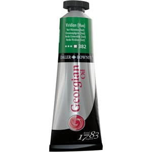 image:imageDaler Rowney Georgian Oil Paint Viridian Hue 38ml Tube  Art Paints for Canvas Paper and More  Oil Painting Supplies for Artists and Students  Artist Oil Paint for Any Skill Set