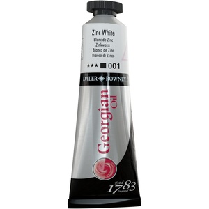 image:imageDaler Rowney Georgian Oil Paint Zinc White 38ml Tube  Art Paints for Canvas Paper and More  Oil Painting Supplies for Artists and Students  Artist Oil Paint for Any Skill Set