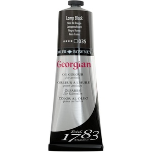 image:imageDaler Rowney Georgian Oil Painting  Gorgeous Colours  225ml  Black LampBlackWhite