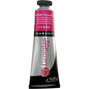 image:imageDalerRowney Georgian Oil Paint Aluminium Tube 128oz  38 ml Rose Madder Quinacridone