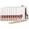 image:imageDalerRowney Artists Stretched Canvas Super Bulk Pack 100 Cotton PrePrimed 9 Pack 11x14 White