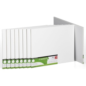 image:imageDalerRowney Simply Canvas Panel Super Bulk Pack 100 Cotton PrePrimed 27 Pack 16x20 White