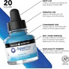 image:imageDaler Rowney Aquafine Watercolor Ink Coeruleum Hue 295ml  Versatile Liquid Watercolor Ink for Artists and Students  Use with Paint Brushes Technical Pens Airbrushes and Paint Markers