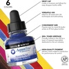 image:imageDalerRowney Aquafine Watercolor Ink 6Color Intro Set  Versatile Liquid Watercolor Ink for Artists and Students  Use with Paint Brushes Technical Pens Airbrushes and Paint Markers