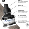 image:imageDalerRowney Aquafine Watercolor Ink Ivory Black 295ml  Versatile Liquid Watercolor Ink for Artists and Students  Use with Paint Brushes Technical Pens Airbrushes and Paint Markers