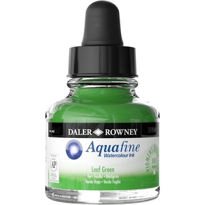 image:imageDalerRowney Aquafine Watercolor Ink Leaf Green 295ml  Versatile Liquid Watercolor Ink for Artists and Students  Use with Paint Brushes Technical Pens Airbrushes and Paint Markers