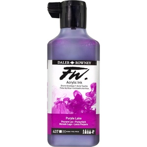 image:imageDalerRowney FW Acrylic Artists Ink 180ml6oz Plastic Bottle Purple Lake D160181437