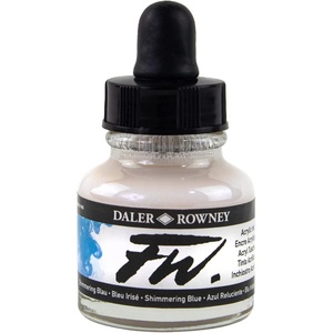image:imageDalerRowney FW Acrylic Ink Bottle Cool Grey  Versatile Acrylic Drawing Ink for Artists and Students  Permanent Calligraphy Ink  Archival Ink for Illustrating and MoreBlue