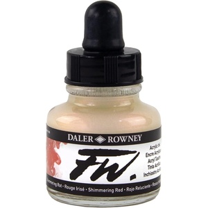 image:imageDalerRowney FW Acrylic Ink Bottle Cool Grey  Versatile Acrylic Drawing Ink for Artists and Students  Permanent Calligraphy Ink  Archival Ink for Illustrating and MoreRed