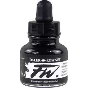 image:imageDalerRowney FW Acrylic Ink Bottle Cool Grey  Versatile Acrylic Drawing Ink for Artists and Students  Permanent Calligraphy Ink  Archival Ink for Illustrating and MoreBlack India