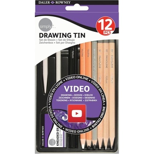 image:imageDalerRowney Simply Drawing Pencils Tin 13 Piece