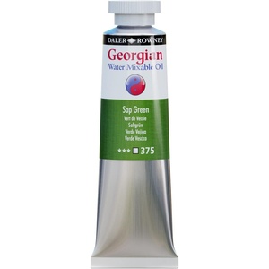 image:imageDaler Rowney Georgian Water Mixable Oil Paint Sap Green 37ml Tube  Art Paints for Canvas Paper and More  Oil Painting Supplies for Artists and Students  Artist Oil Paint for Any Skill Set