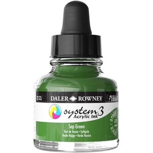 image:imageDalerRowney System3 Acrylic Ink Bottle Sap Green 295ml  Versatile Acrylic Ink for Artists and Students  Opaque Calligraphy Ink for Drawing Illustrating Airbrushing Dip Pen Ink and More
